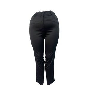 Victor Costa Occasion Black High-Waist Stretch Skinny Pants Women’s Size 16